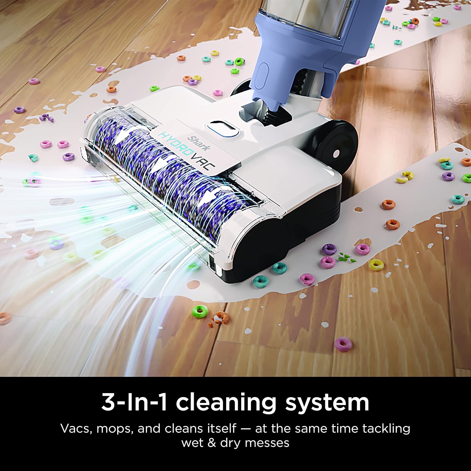 Detalle 2 de Shark WD200C HydroVac Cordless Pro 3-in-1 Vacuum Mop, Dark Lilac