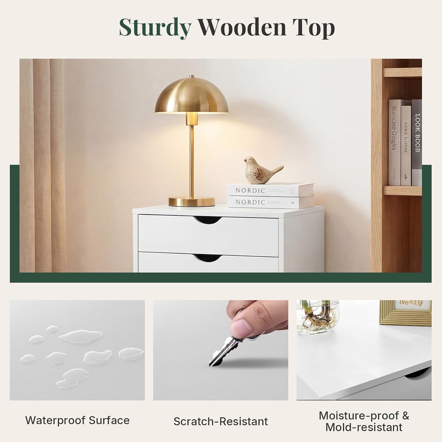 Thumbnail 4 de HAPPYMONT Mobile File Cabinet, 5 Drawers
