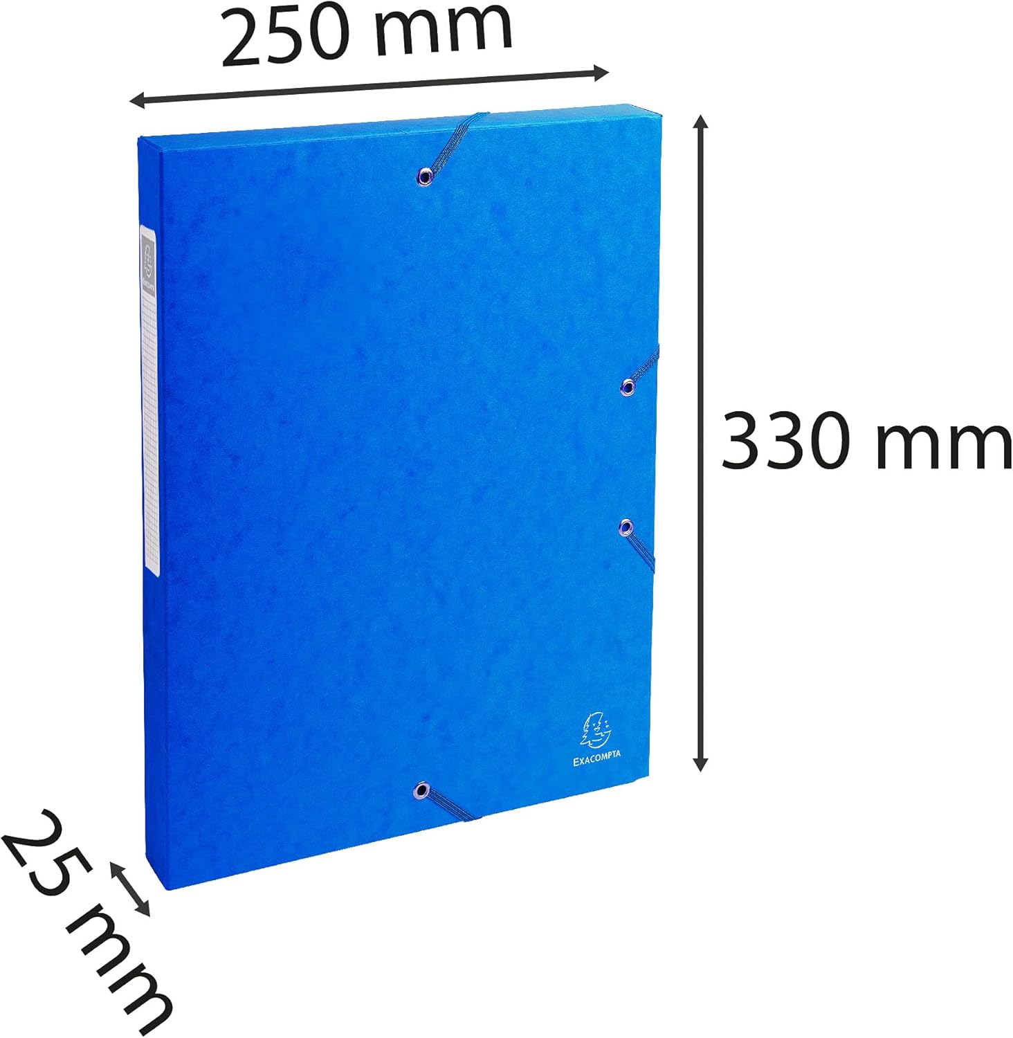 Thumbnail 4 de Exacompta 50300E — 8 boîtes de classement à élastiques Exabox, cartes lustrées 600 g/m², 25 mm, 25 x 33 cm, 8 couleurs assorties
