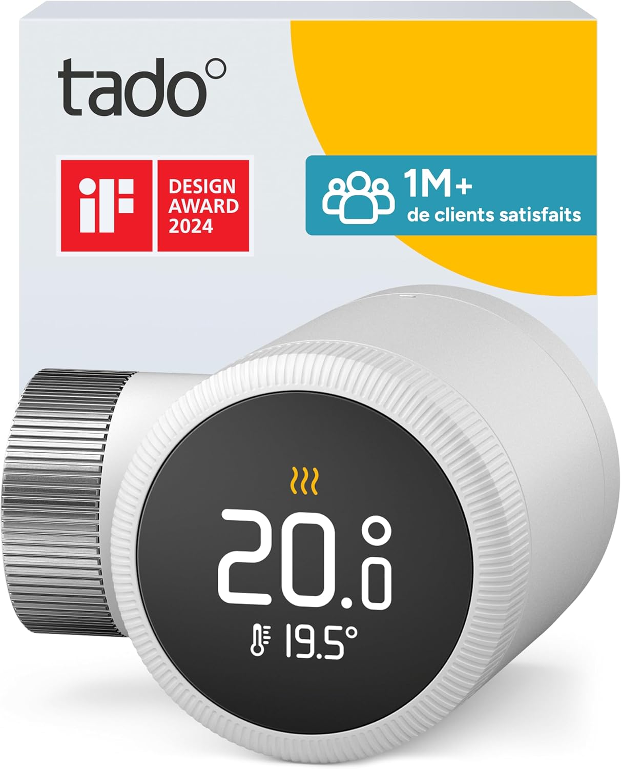 tado° Smart Thermostat X thermostat connecté compatible assistants vocaux