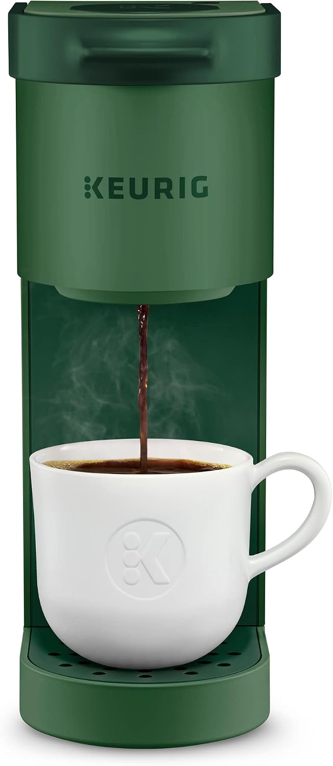 Detalle de Keurig K-Mini Single Serve Coffee Maker (Oasis) — compact brews for 6–12 oz cups