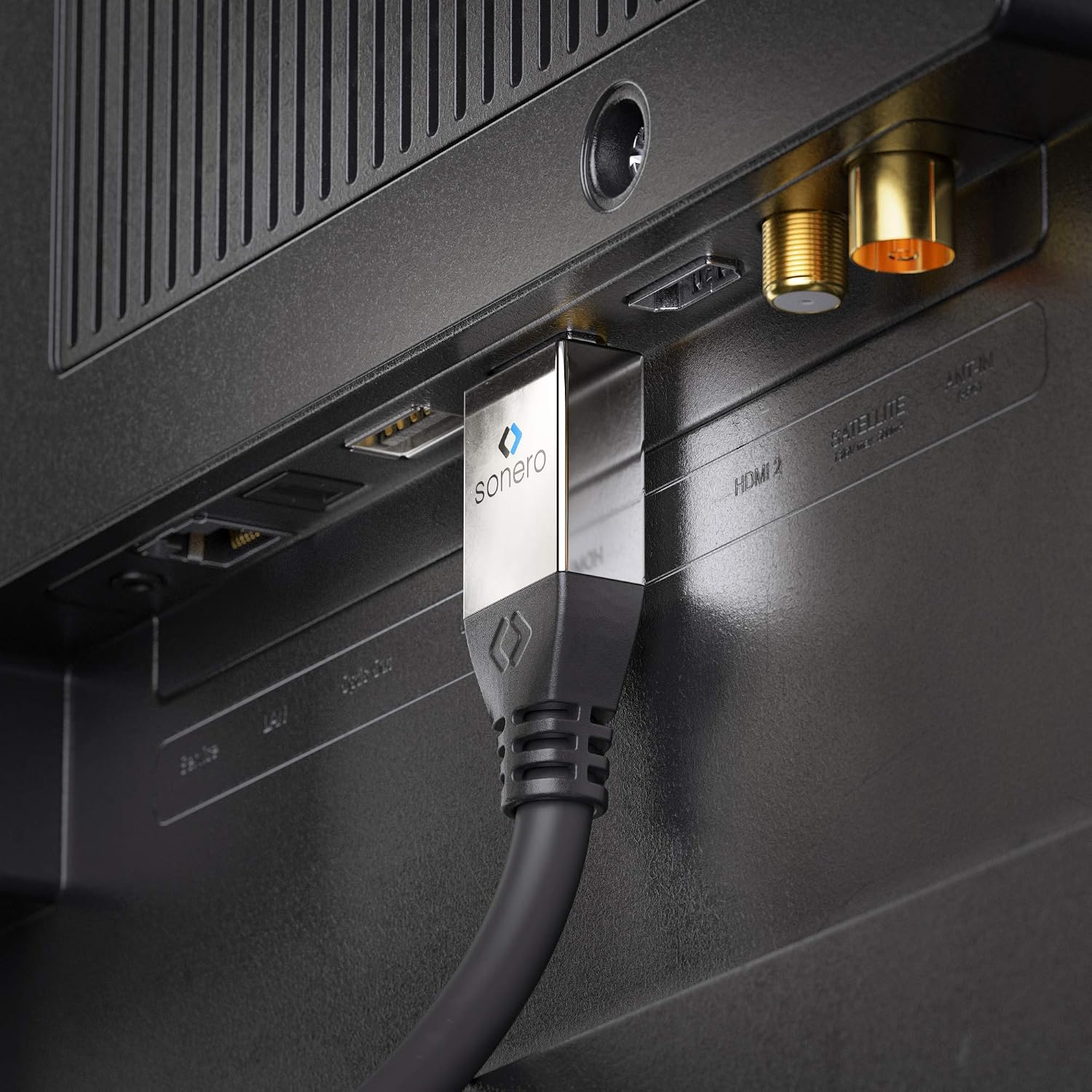 Detalle de Sonero Premium High Speed Mini HDMI Kabel mit Ethernet – 2,00 m, 4K/60 Hz, 18 Gbps