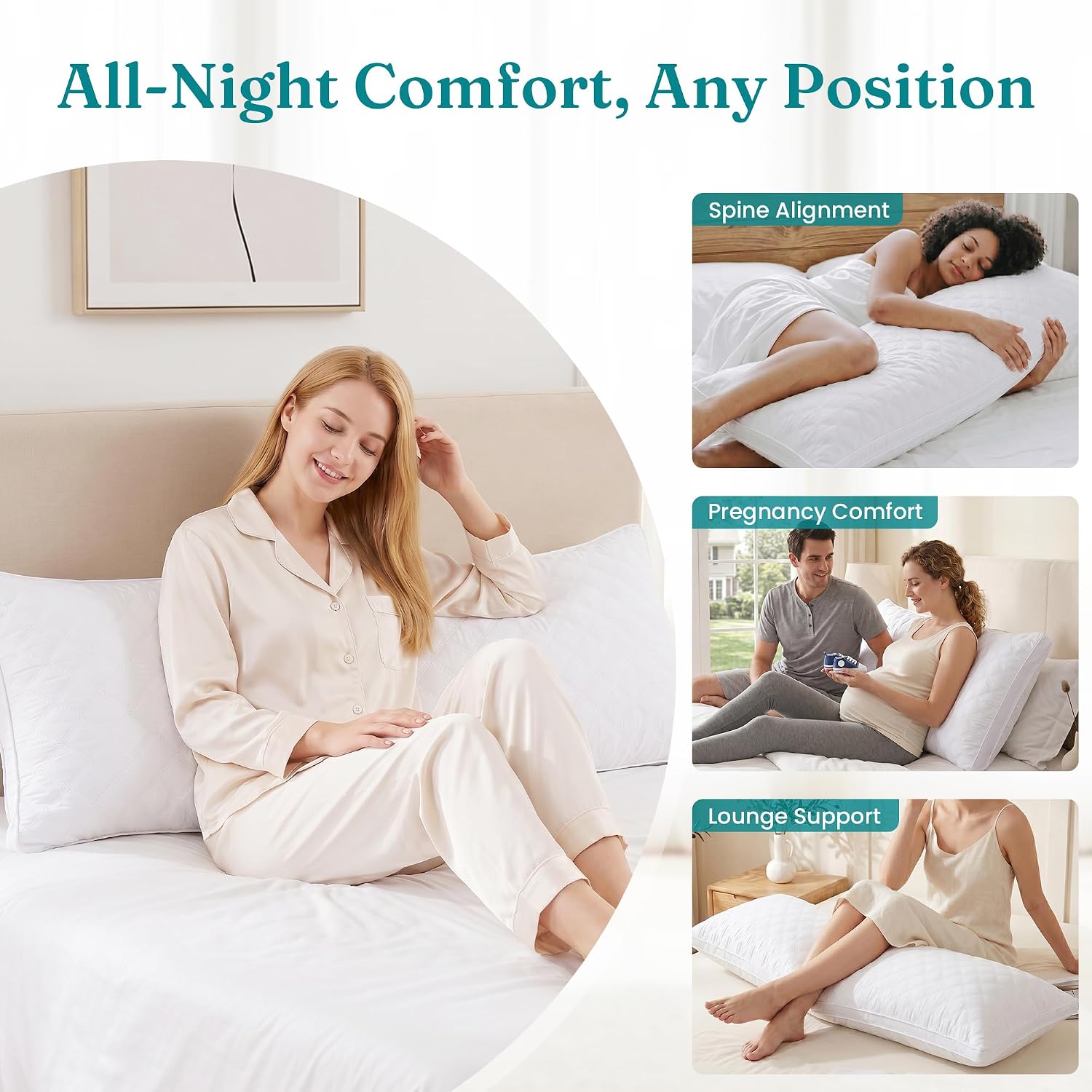 Thumbnail 6 de Oubonun Body Pillow with 7D Polyester Fill