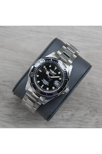 Thumbnail 6 de Invicta Pro Diver 37 mm in acciaio inox con movimento al quarzo – Argento/Nero