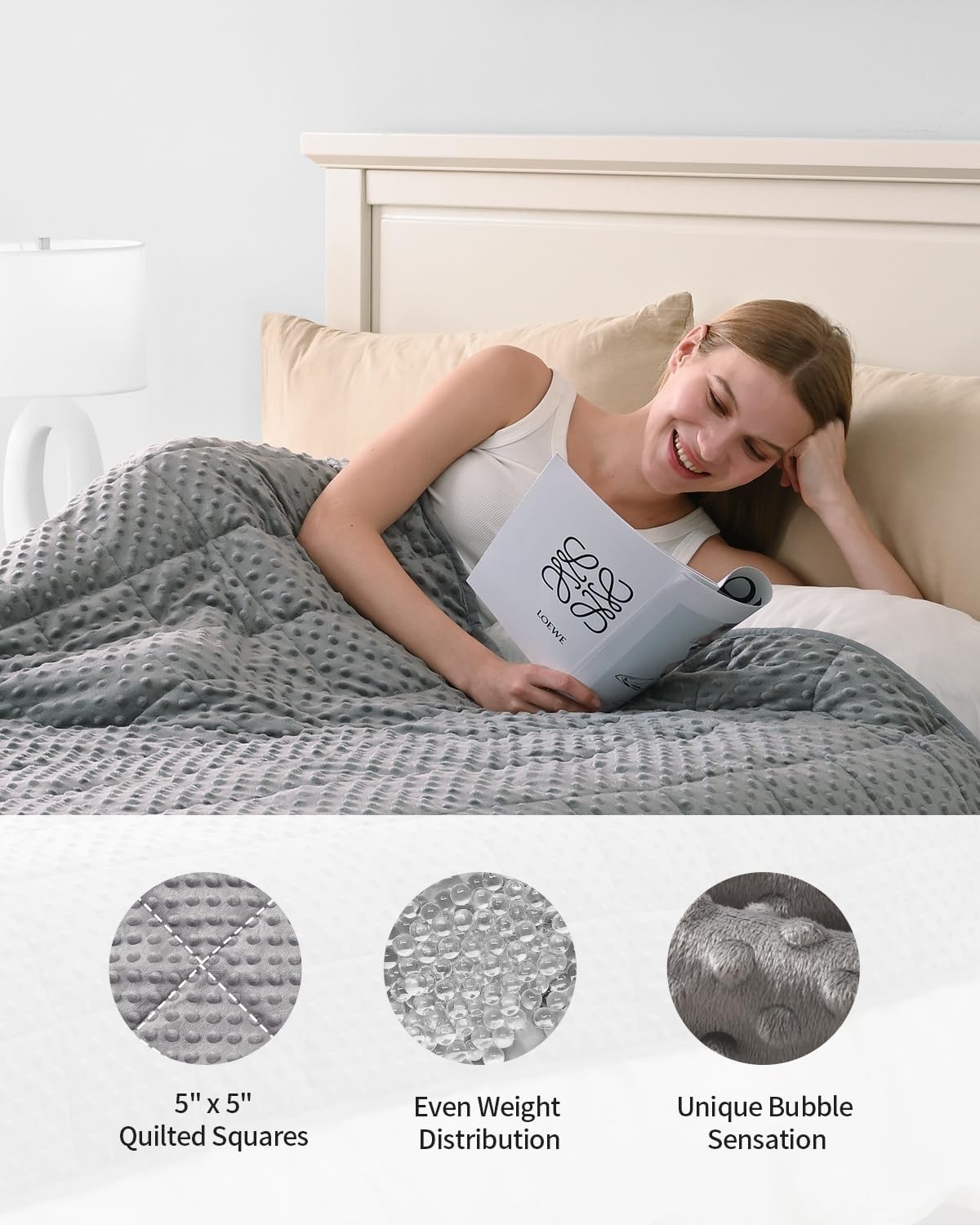 Thumbnail 3 de Mr. Sandman Weighted Blanket 15 lbs