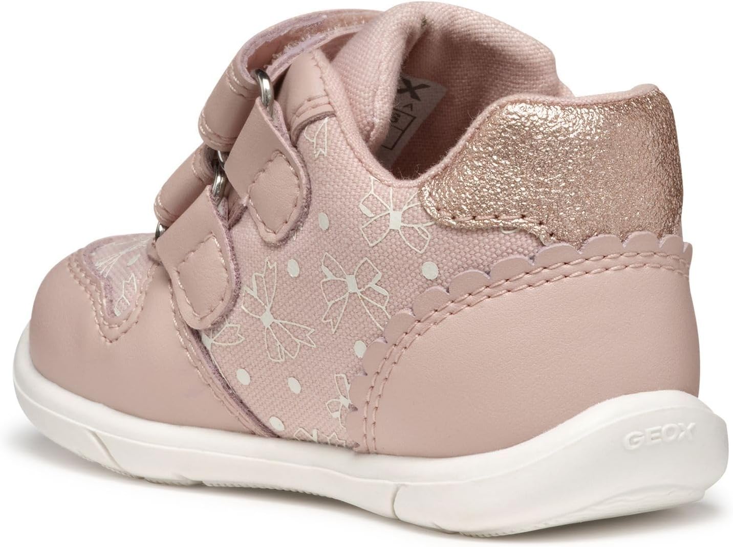 Detalle de Geox Baby Mädchen „Zapito Girl“ Sneaker – leichte, atmungsaktive Alltagsschuhe