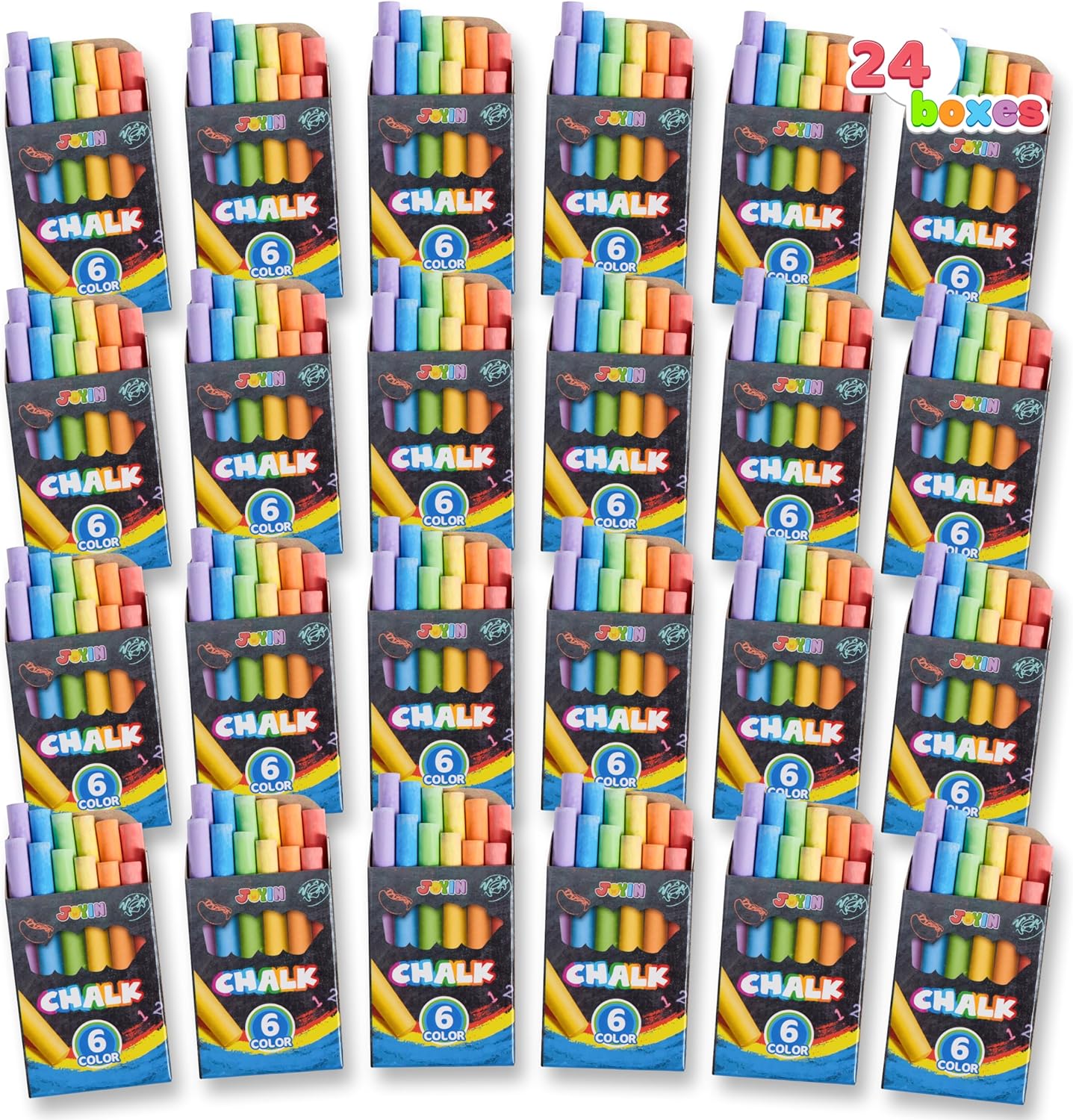 Thumbnail 6 de JOYIN 432-Count Mini Chalk Set for Kids (Non-Toxic, Sidewalk & Classroom Use) — 36 Boxes