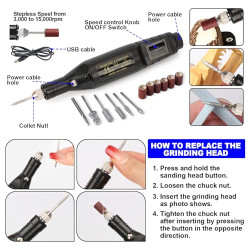 Detalle de YOTINO 209PCS USB 3D Printer Tool Kit – Complete Accessory Set with EVA Case