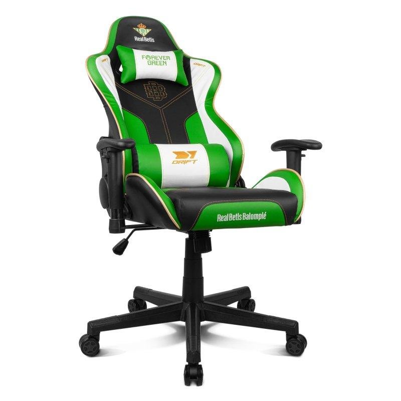 Detalle 2 de Silla Gaming Drift DR90 Betis Edition con reposabrazos 2D