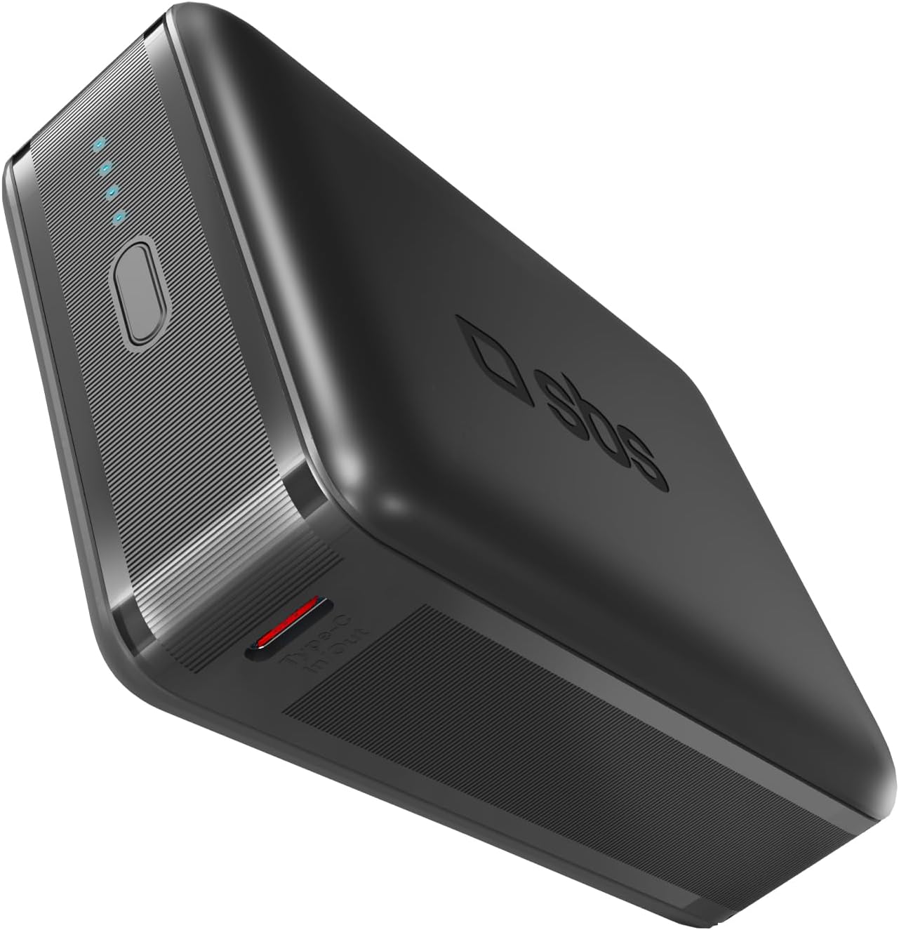 Detalle de SBS NanoTube PowerBank HD 20000mAh: ricarica rapida da 65W in formato compatto