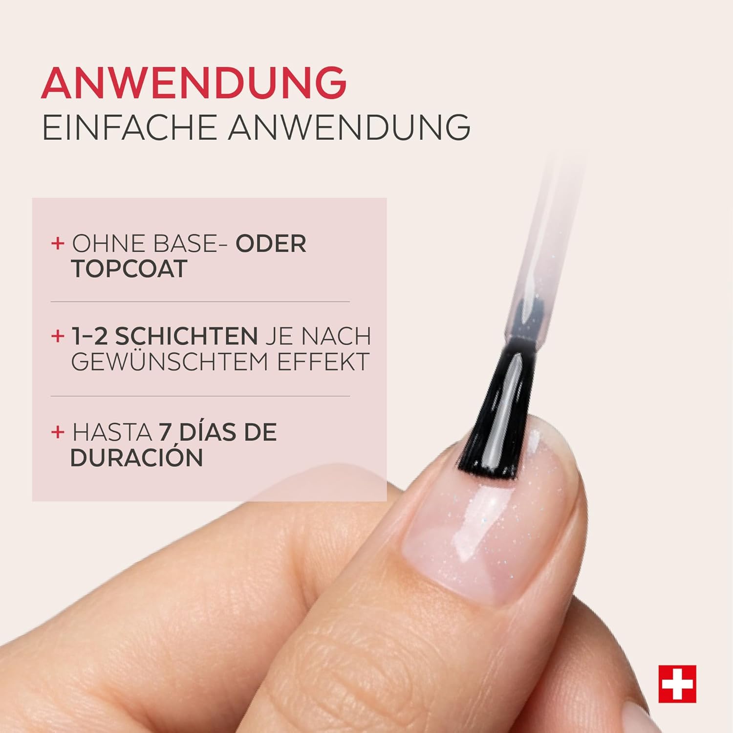 Thumbnail 5 de PODERM Korrigierender & Perfektionierender Pflege-Nagellack „Glanz-Booster“ (8 ml)