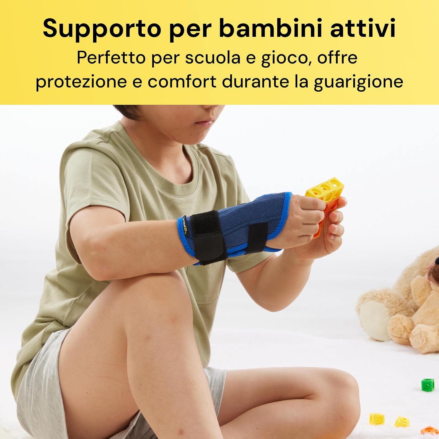 Thumbnail 4 de BraceUP Fascia da Polso Stabilizzata Bambini Blu