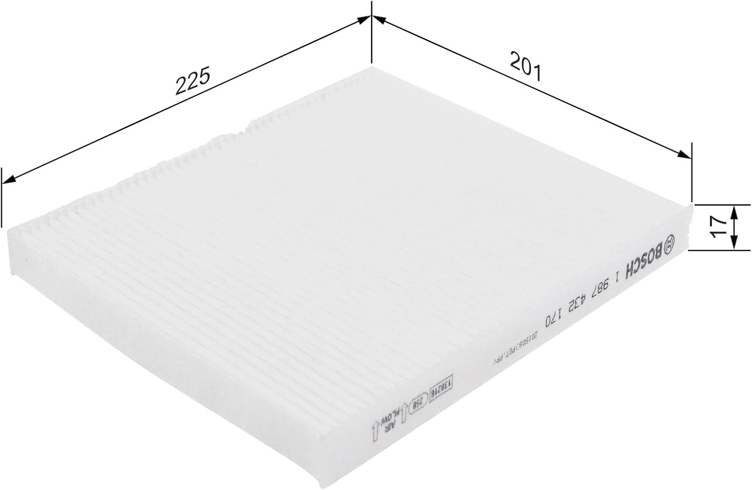 Thumbnail 1 de Filtre d’habitacle Bosch M2170 Standard contre le pollen et la poussière