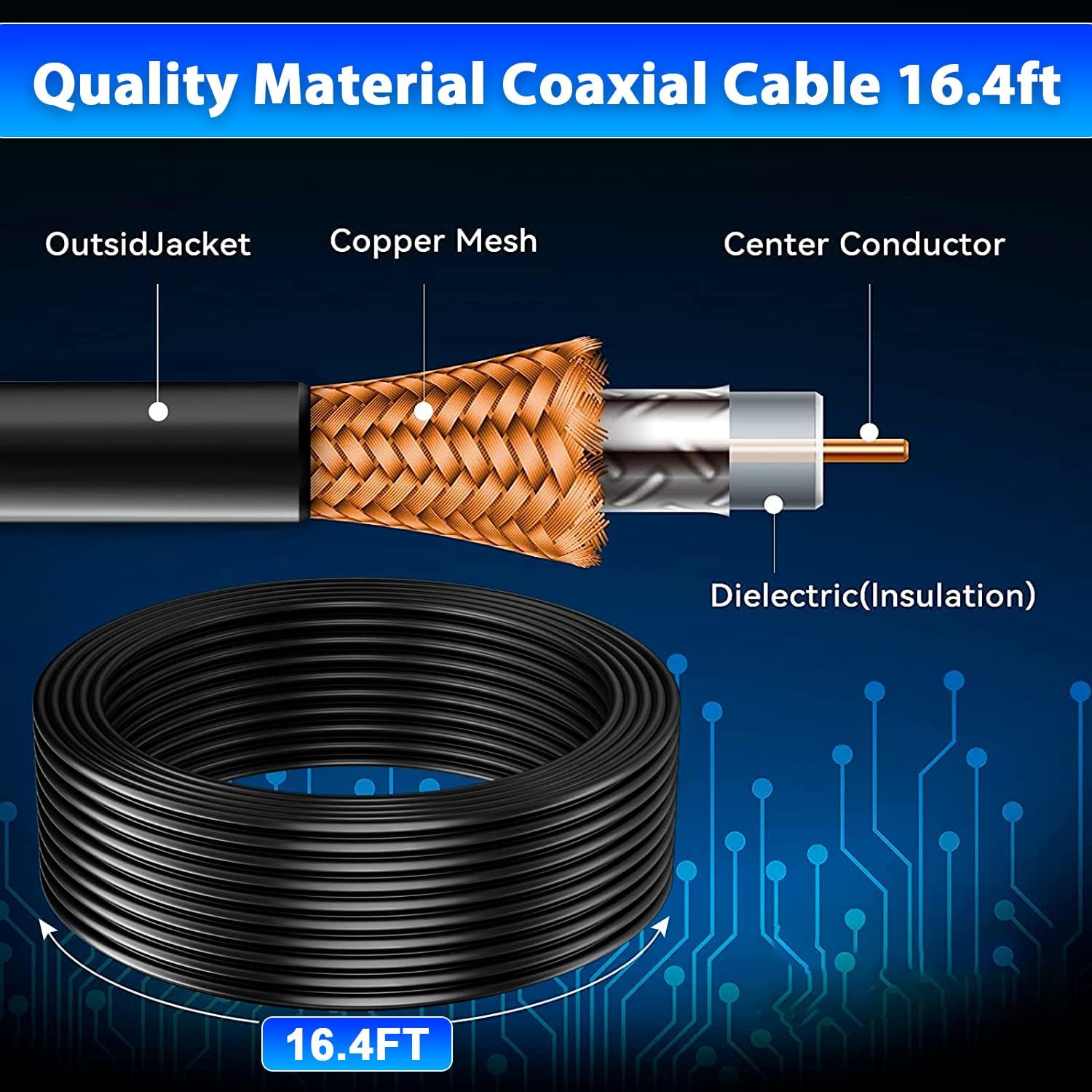 Thumbnail 6 de 2026 Indoor TV Aerial for Freeview: Long‑Range 360° Digital HDTV Aerial for Clear Local Channels