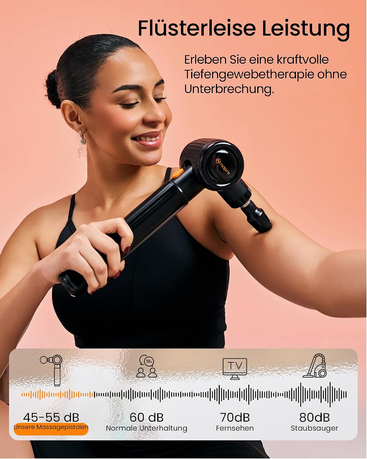 Thumbnail 6 de Massagepistole Napre mit 3 Winkeln