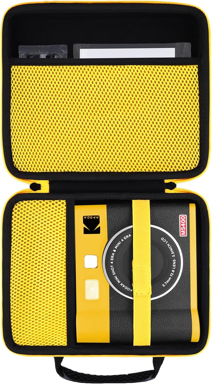 Detalle de Khanka Kodak Mini Shot 4 ERA 4PASS 2-in-1 Case (Case Only) – Protective EVA Travel Cover for Kodak Mini Shot 4 Era
