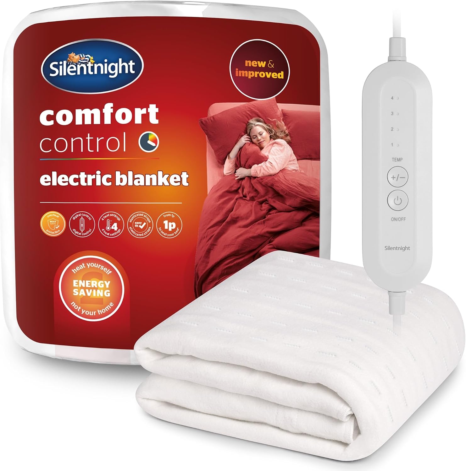 Detalle de Silentnight Comfort Control Electric Blanket 135x72cm