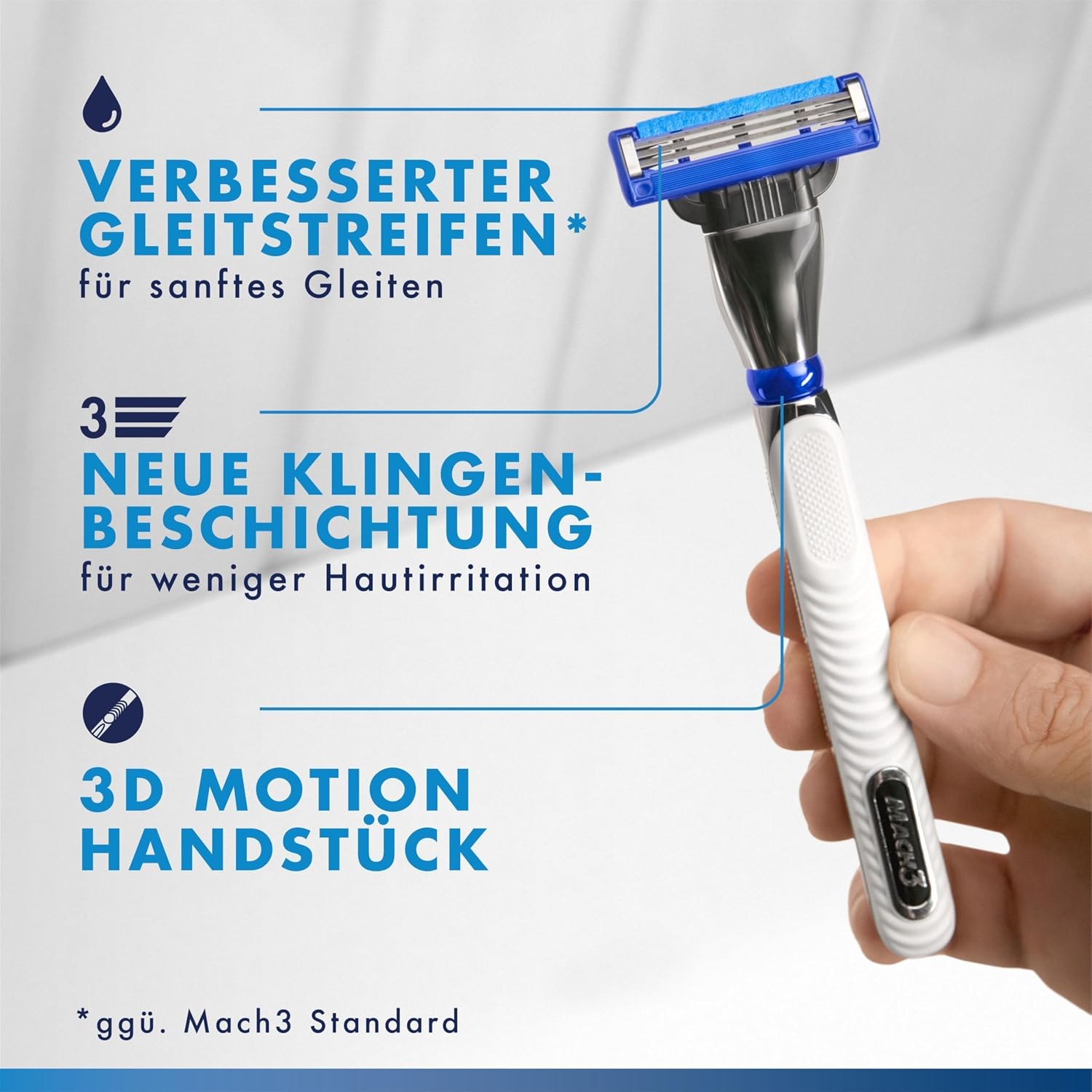 Detalle 2 de Gillette Mach3 Turbo 12 Klingen