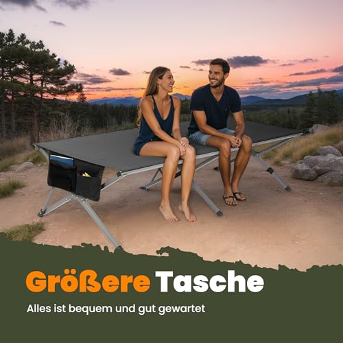 Thumbnail 6 de Join Nature Feldbett Klappbar 210 x 80 x 60 cm – robustes Campingbett mit 200 kg Tragfähigkeit