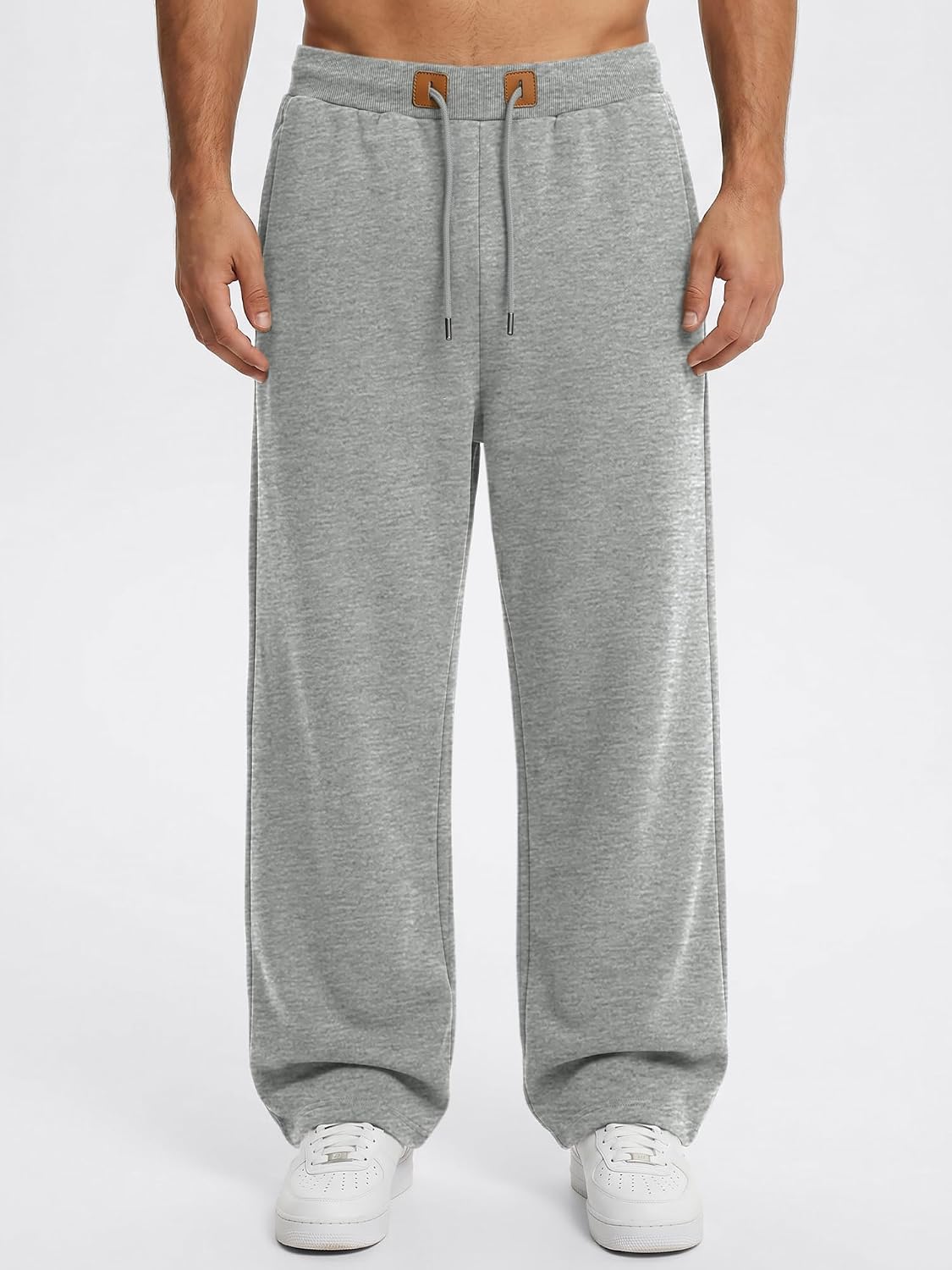 Thumbnail 2 de JMIERR ZM5M772082-P Men’s Wide-Leg Fleece Sweatpants with Zip Pockets