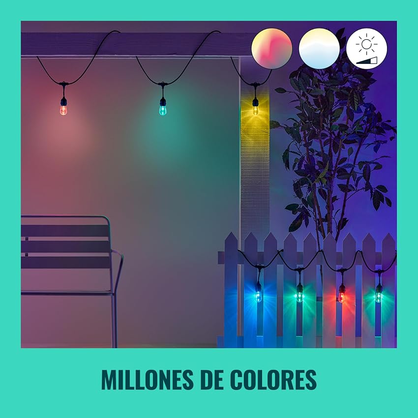 Thumbnail 2 de WiZ Guirnalda LED Inteligente 🌈 16 Millones Colores IP65