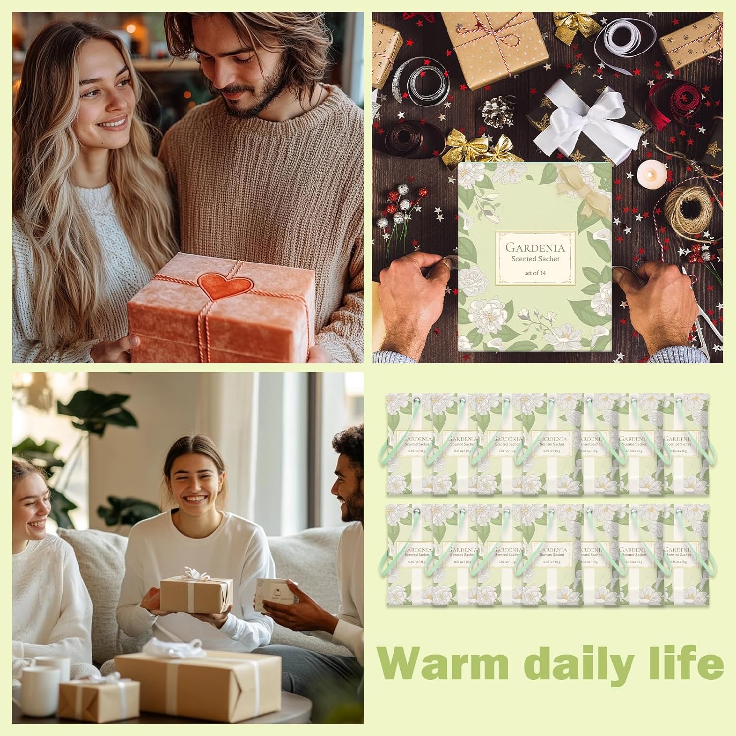 Thumbnail 5 de SCENTORINI Scented Sachets Gardenia 14pcs