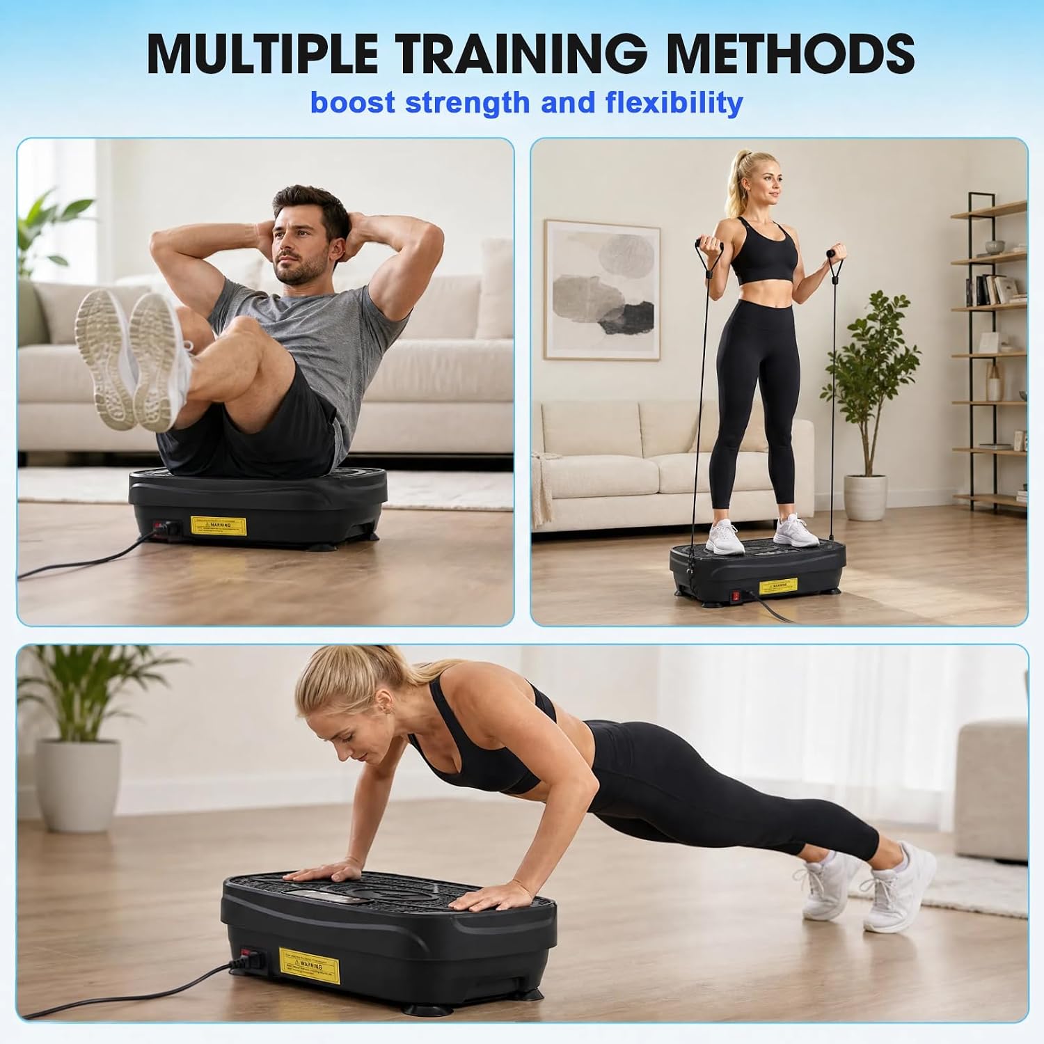 Thumbnail 6 de Homesy Vibration Plate 300 lb platform