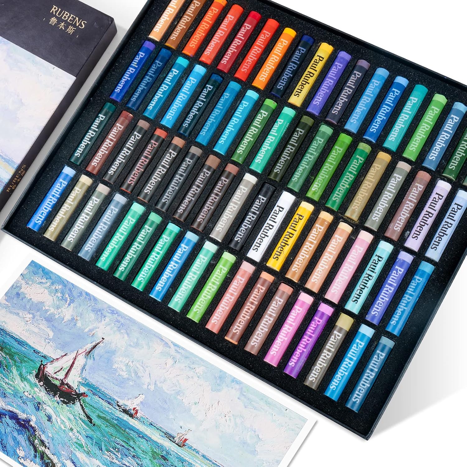 Detalle de Paul Rubens Oil Pastels Set 72 Colours 🖌