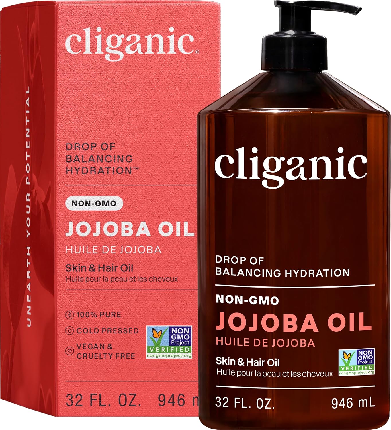 Thumbnail 6 de Cliganic Jojoba Oil, 16oz ⚙