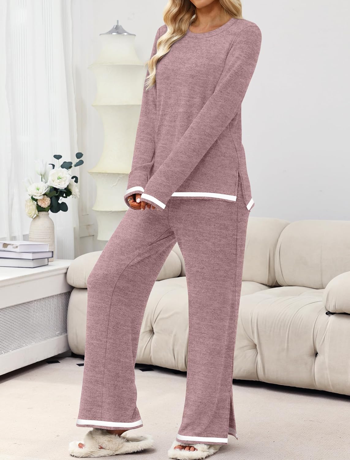 Detalle de Sampeel Women's Pajama Set, Two-Piece