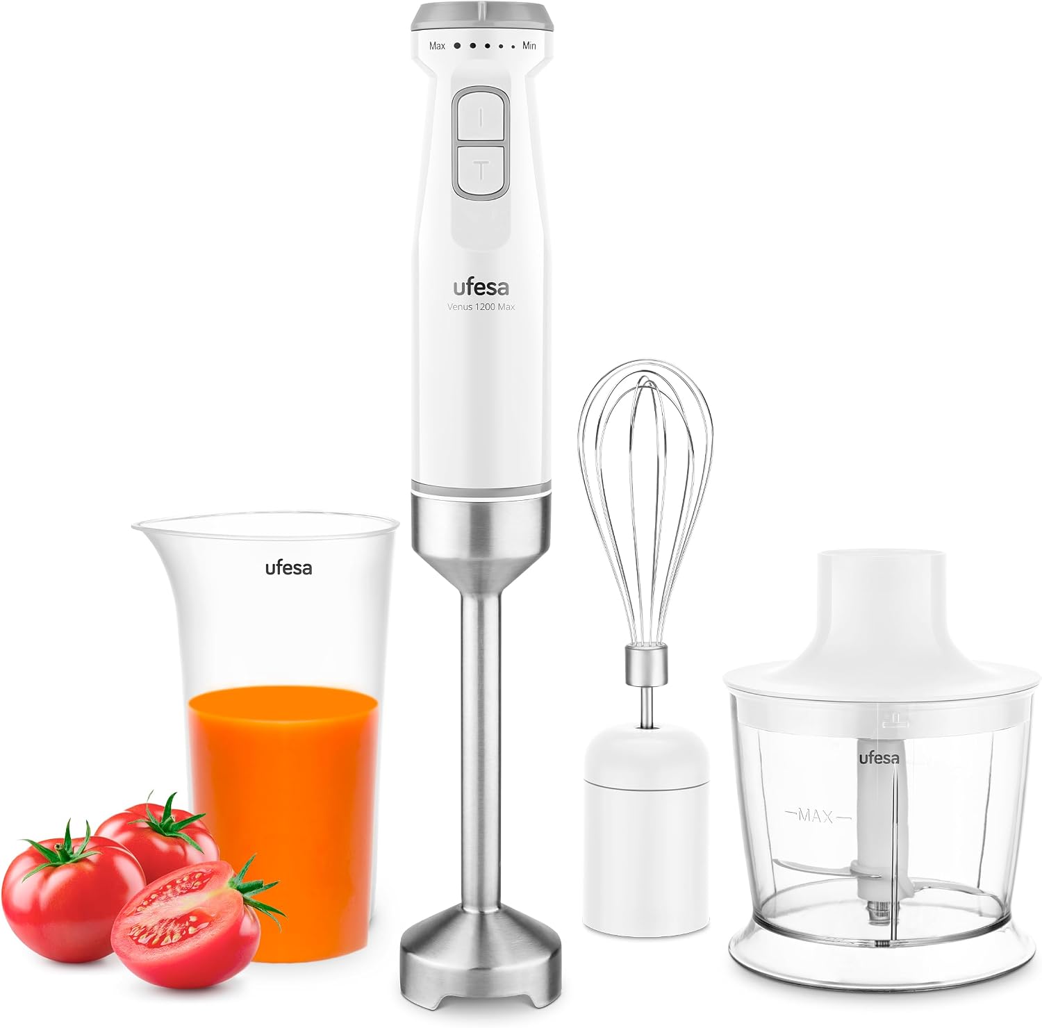 Imagen de Ufesa Jupiter Max Batidora de Mano 1500W con Pantalla LCD y Set de Accesorios en OfertitasTOP