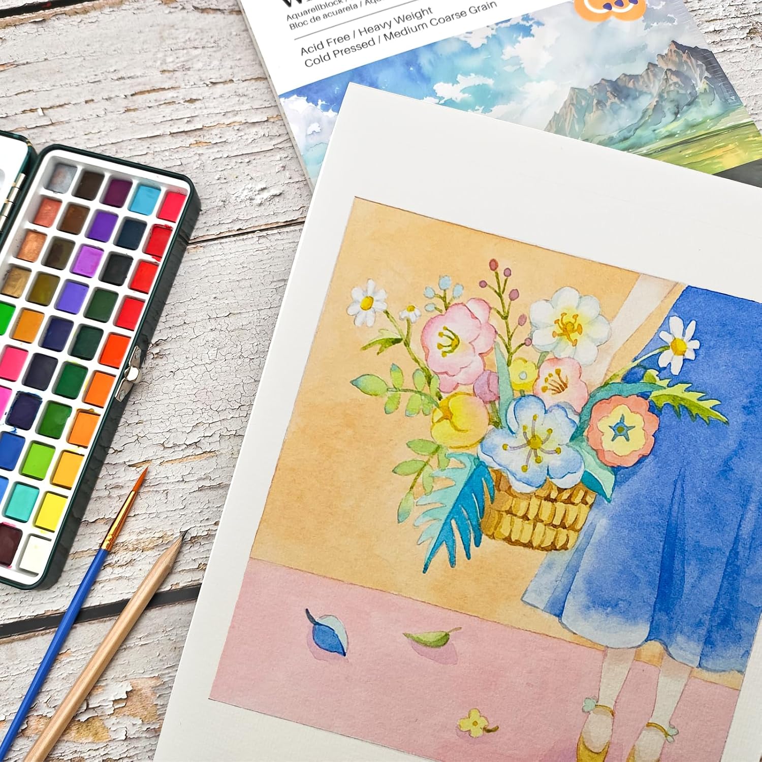 Thumbnail 6 de Artecho Aquarellpapier A4 300 g Block 🎨