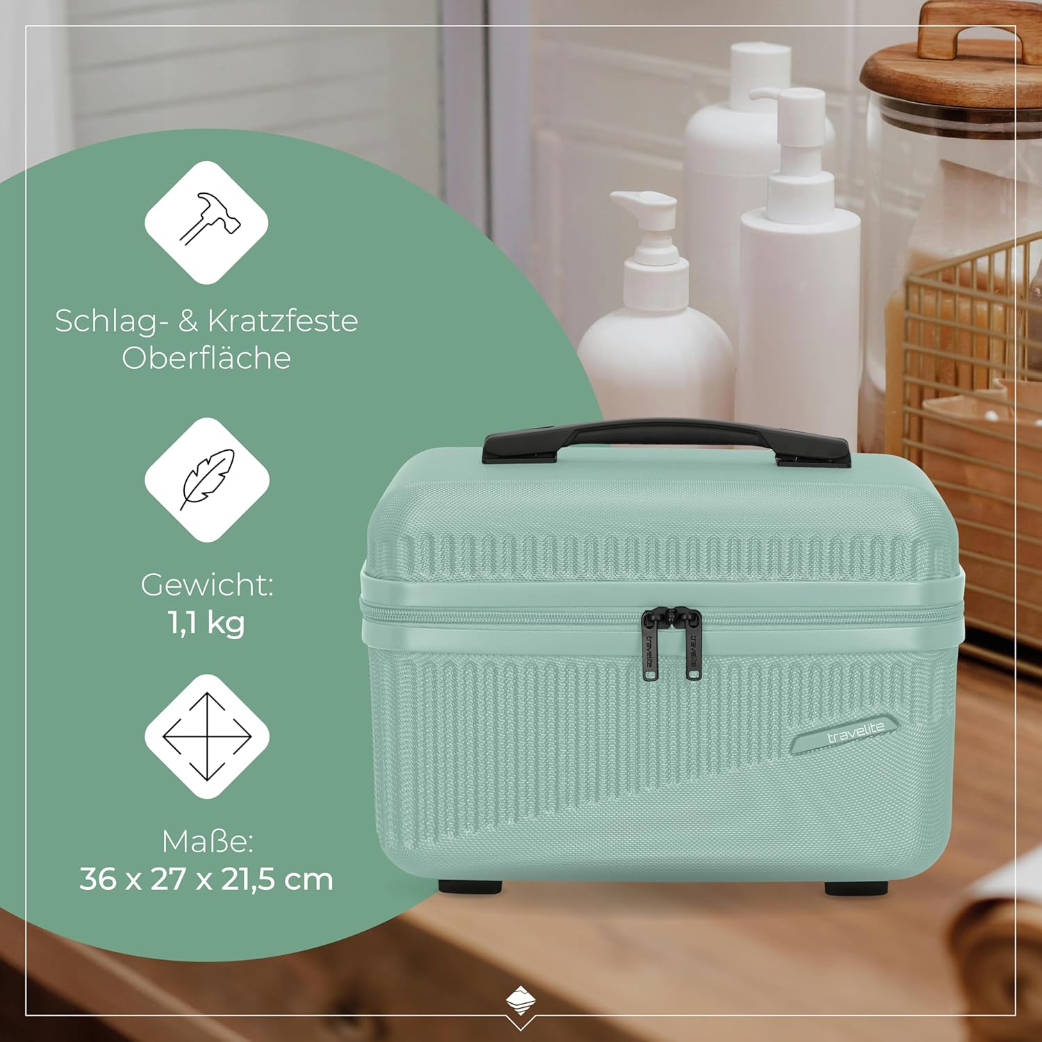 Detalle de travelite Beautycase Bali 17 Liter