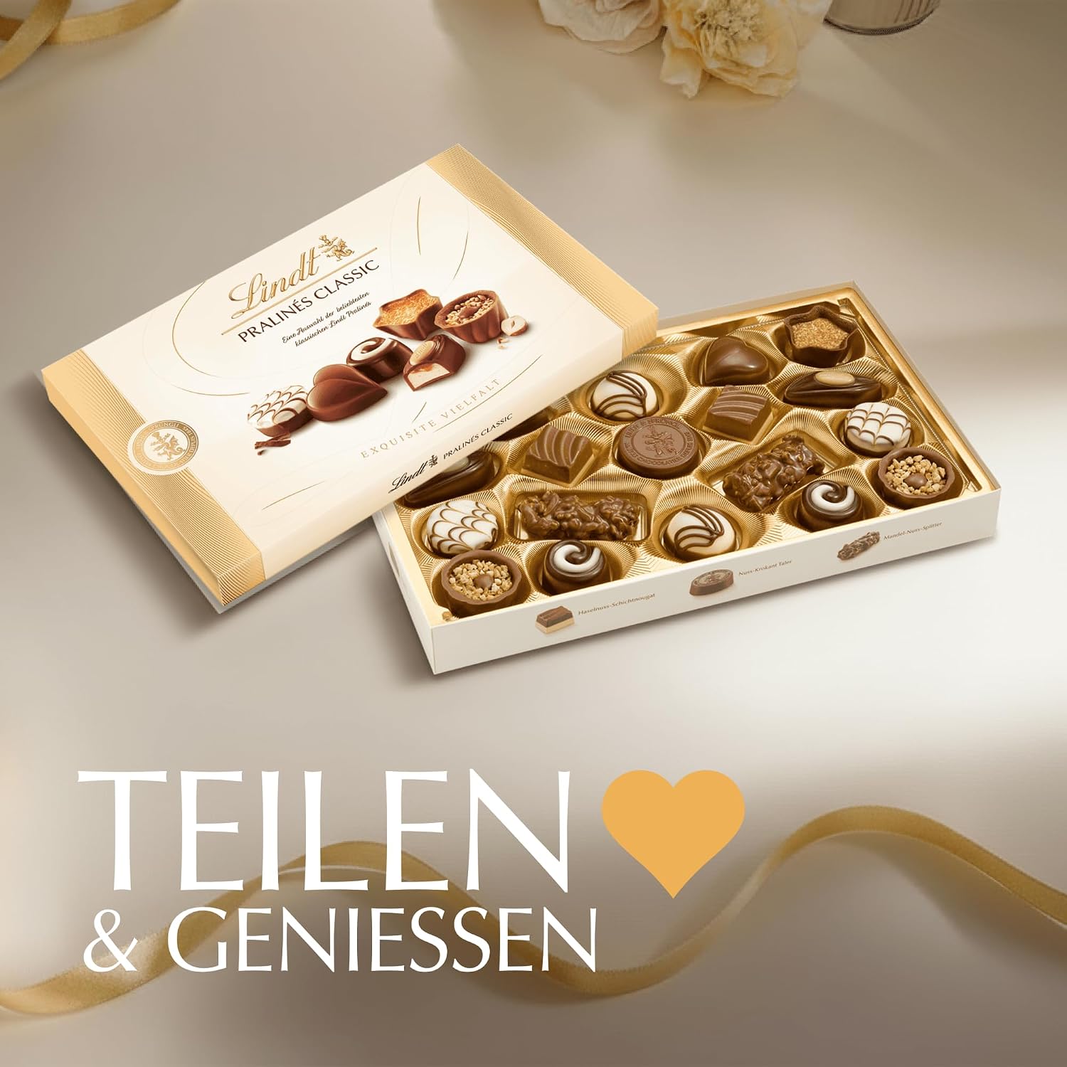 Detalle 2 de Lindt Pralinés Classic Schachtel 200 g