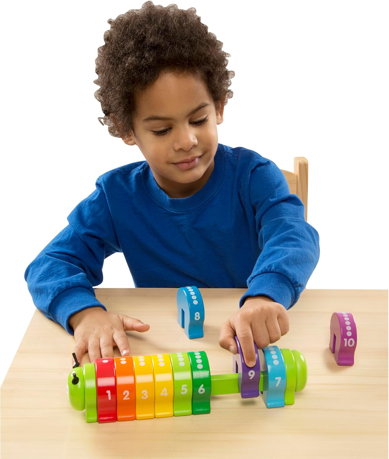 Detalle de Melissa & Doug Counting Caterpillar 10 segments