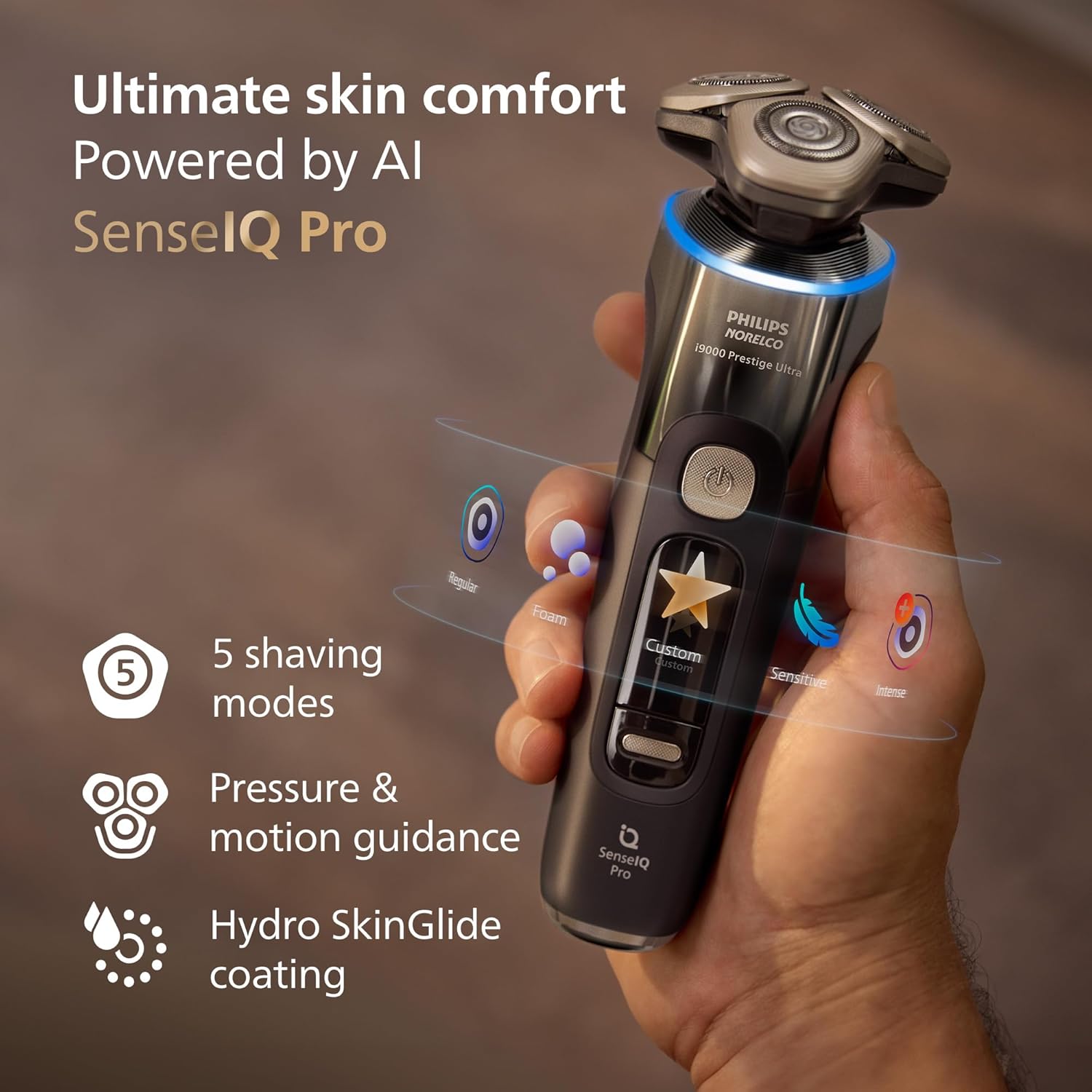 Detalle 2 de Philips Norelco i9000 Prestige Ultra shaver 🪒