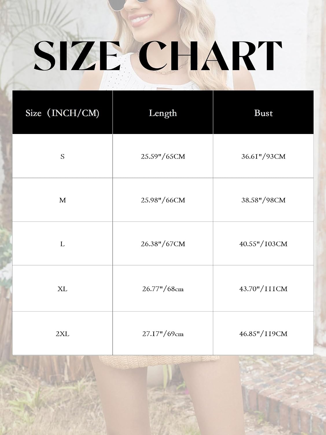 Detalle de iChunhua Women's Vests Keyhole Neck Eyelet Embroidery Pleated Sleeveless Summer Top