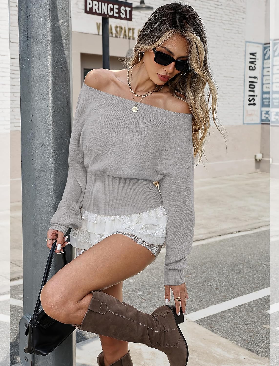 Thumbnail 3 de JUICICI Off-the-Shoulder Sweater