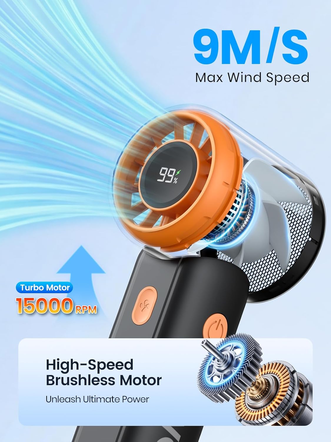 Thumbnail 1 de Warmco Portable Handheld Fan 15000 RPM