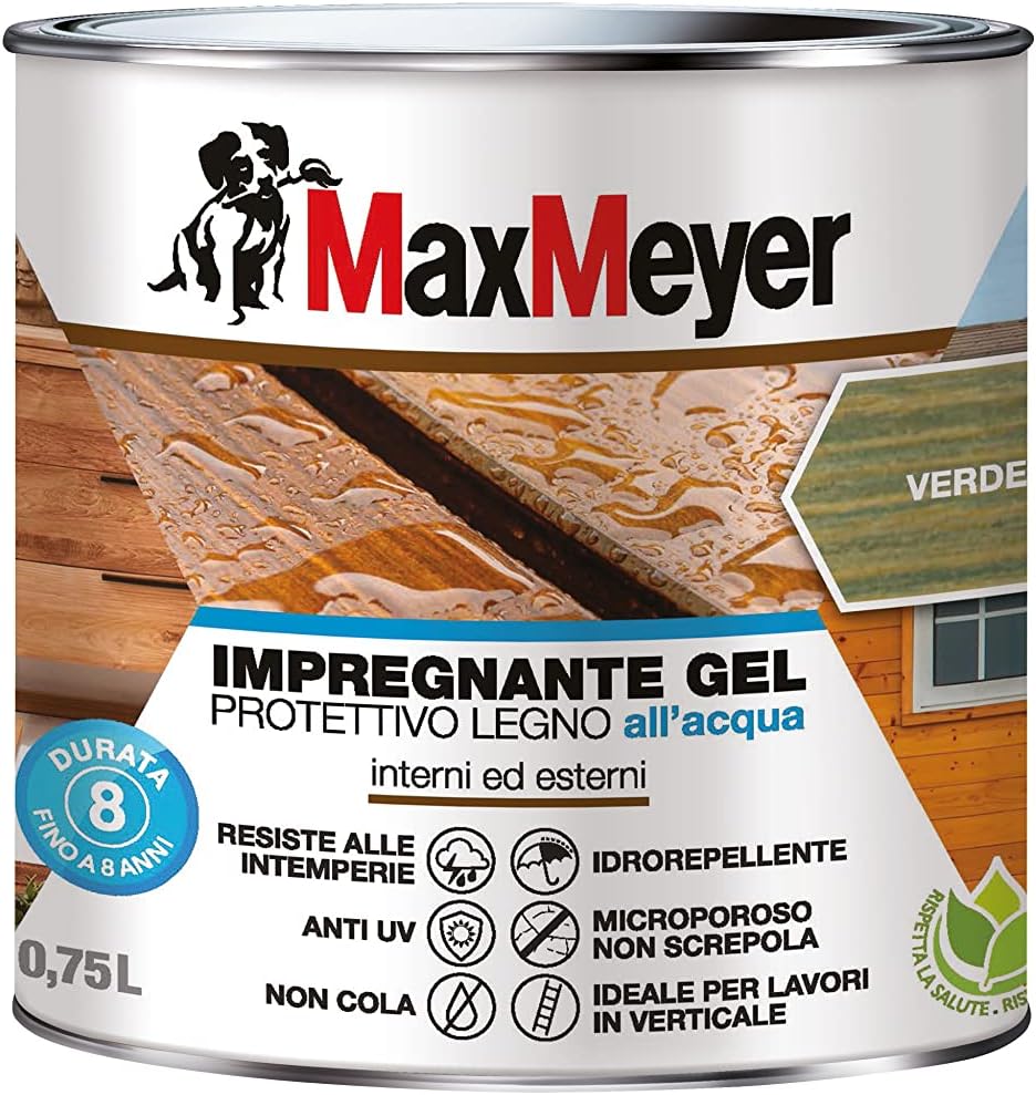 Thumbnail 6 de MAXMEYER Impregnante Gel Acqua Noce Antico 2,5 L – protezione idrorepellente senza gocciolamento