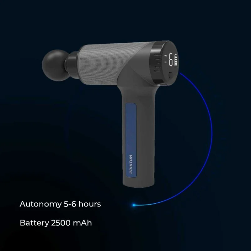 Detalle 2 de Prixton Massage Gun Fit Pistola de Masaje para Fitness con 6 cabezales