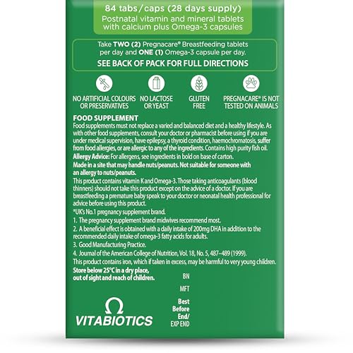 Detalle 2 de Pregnacare Breastfeeding Vitamins, 84 Count (Pack of 1)