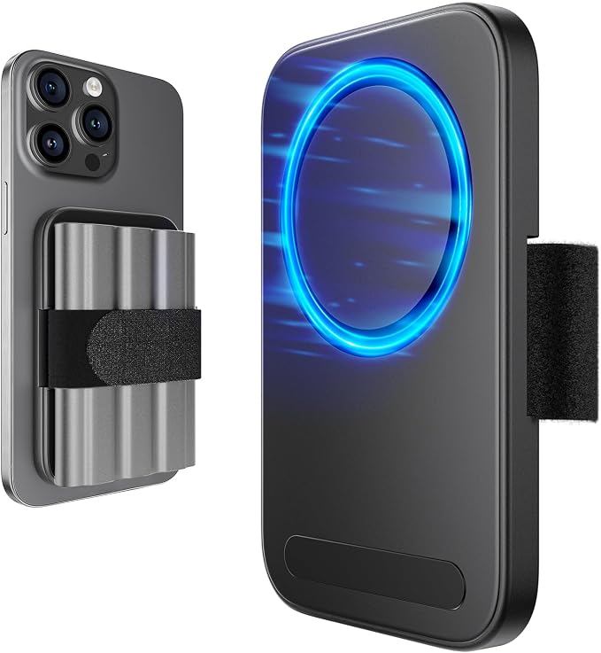 Detalle de JSAUX Clip Magnético SSD para iPhone 15 Pro y 16