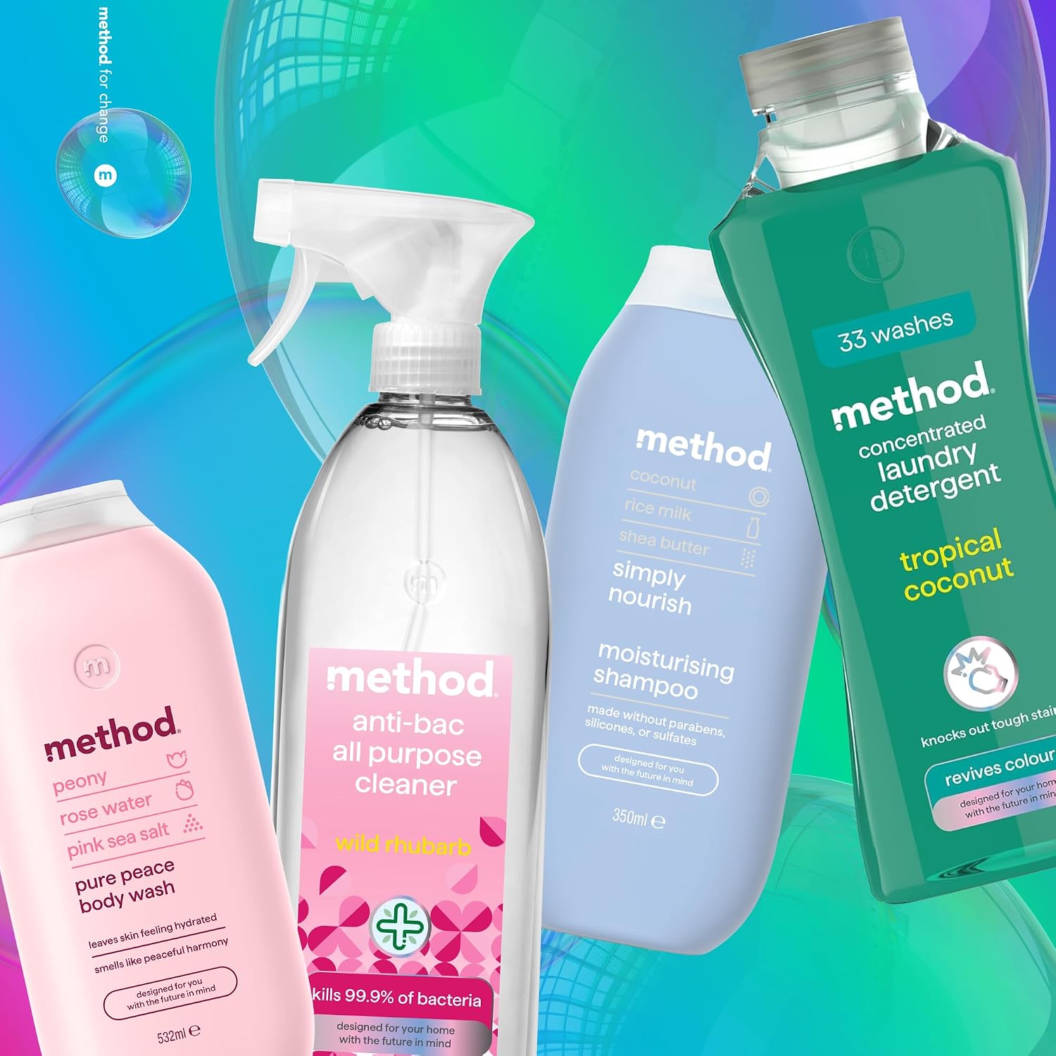Thumbnail 4 de Method Graniet Spray voor dagelijkse reiniging en polijsting, appelgeur, 345 ml