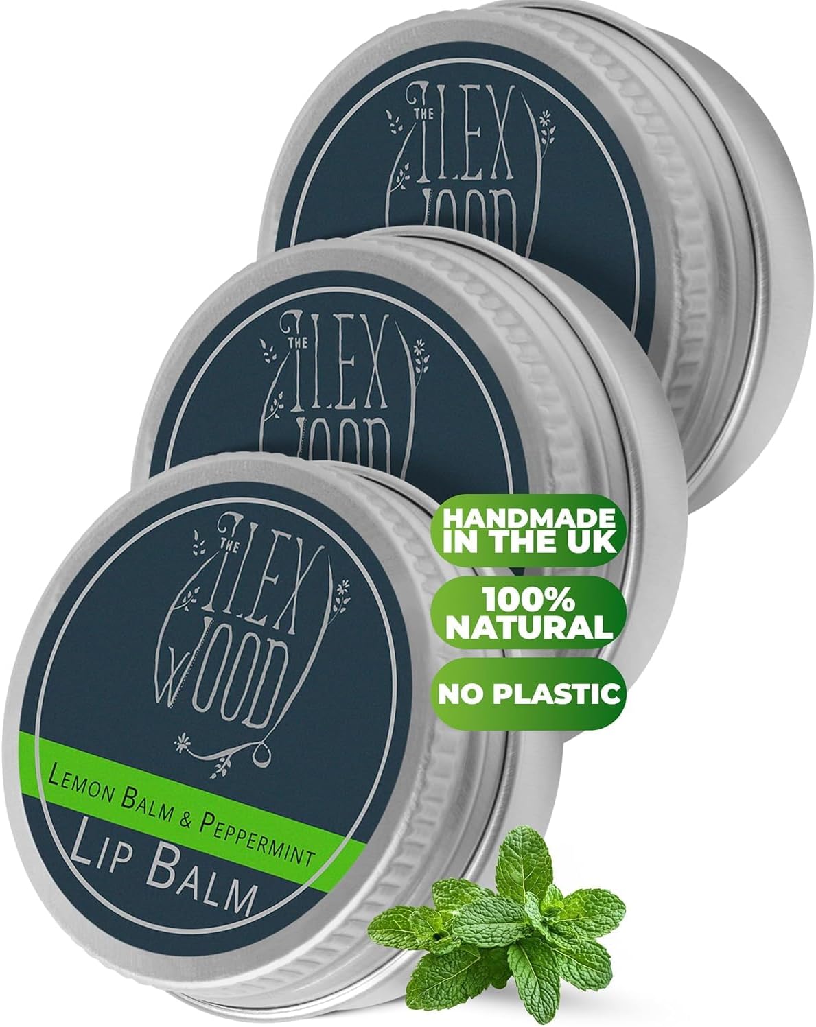 Thumbnail 6 de The Ilex Wood Lemon Balm & Peppermint Natural Lip Balm 10ml – Handmade in the UK