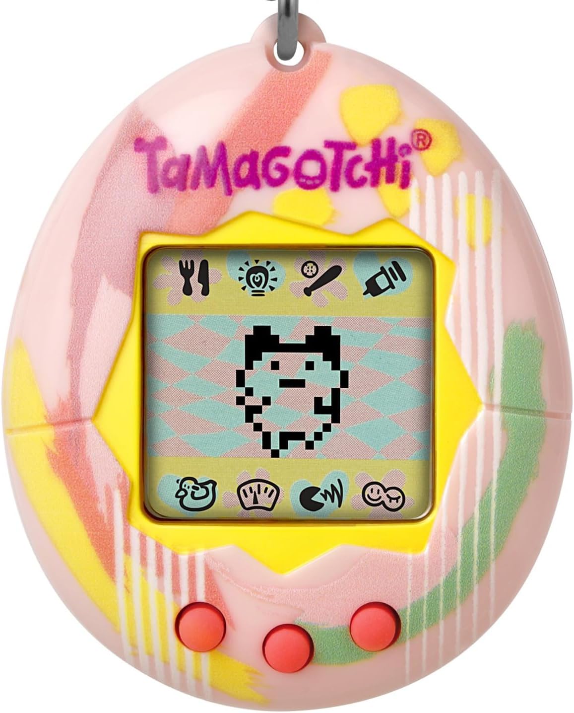 Tamagotchi Originale Art Style di Bandai – Animale Elettronico Interattivo con Schermo a Colori