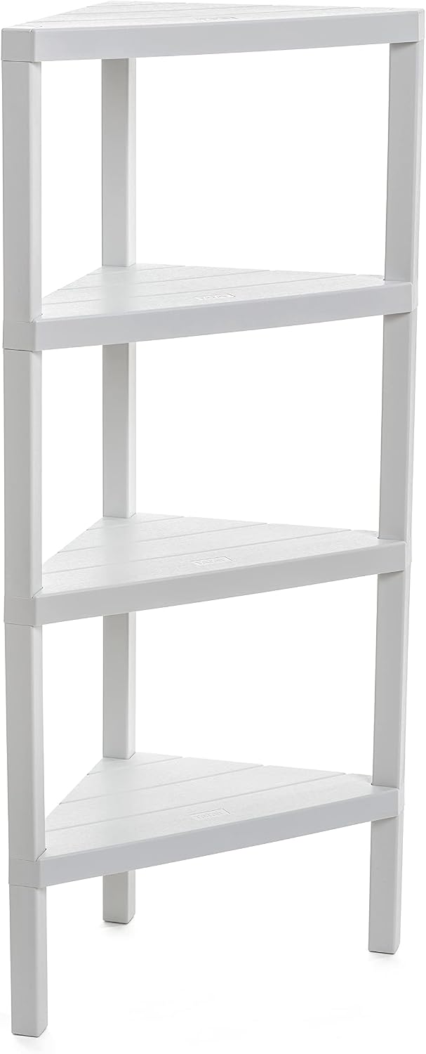 Detalle de TATAY Lombok scaffale angolare bagno 4 ripiani