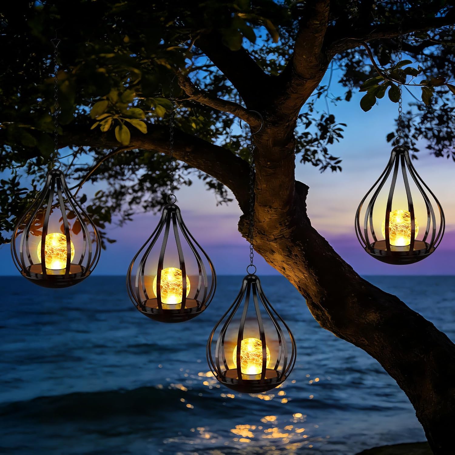 Thumbnail 6 de KagoLing solar garden lanterns 2 pack