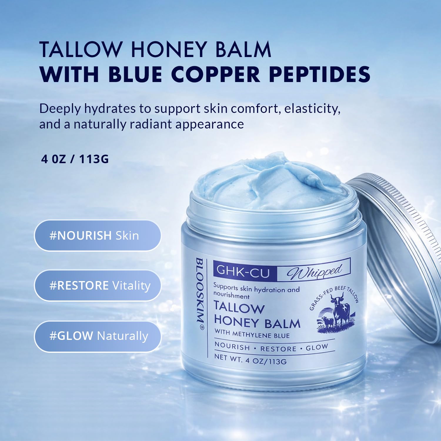 Detalle 2 de Copper Peptide GHK-Cu moisturizer 4 oz