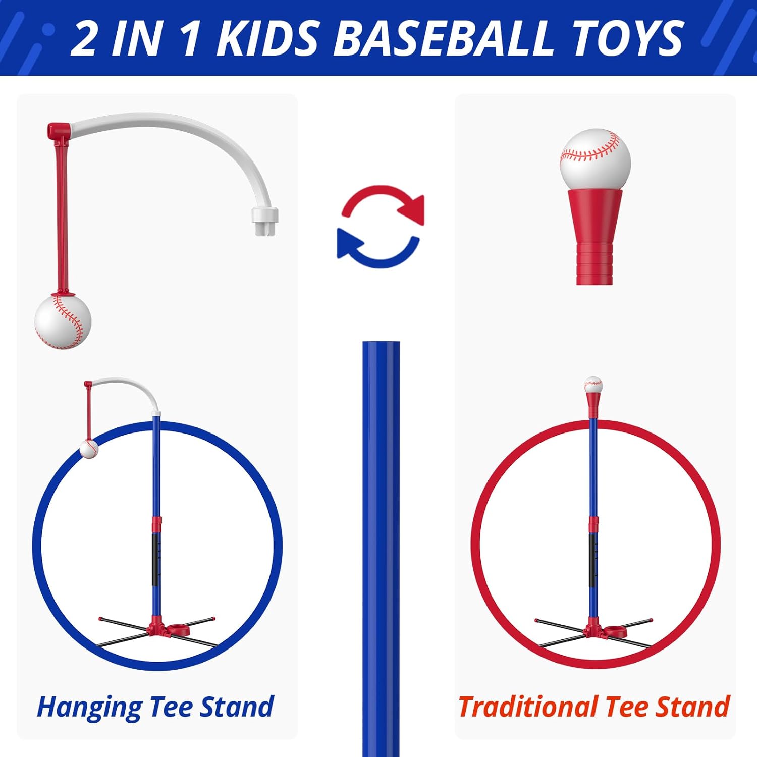 Thumbnail 6 de HYES 3-in-1 Kids Baseball Set ages 3–5 ⚾